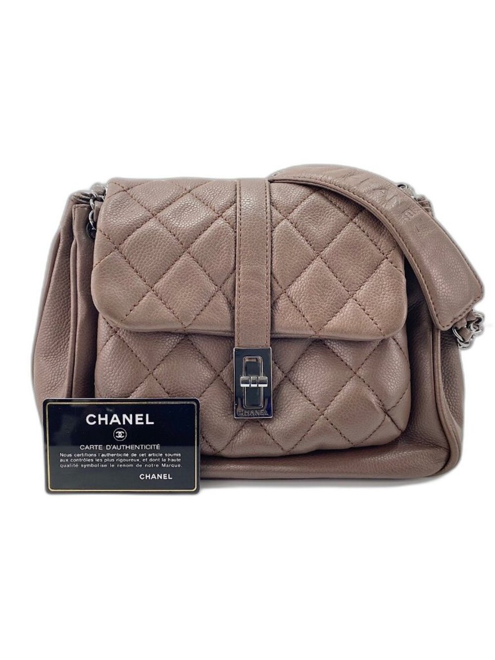 Chanel Shoulder Bag Brown